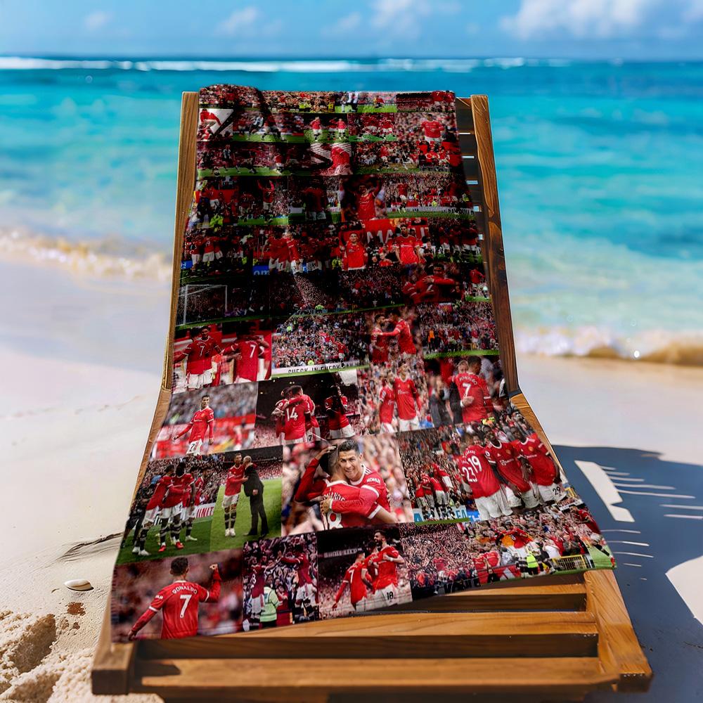 Manchester Beach Towel Super Soft Absorbent Comfortable Lightweight