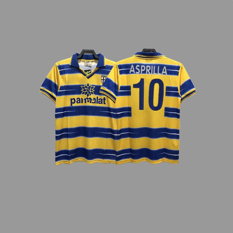 Parma retro jersey football jersey classic nostalgic Zola Cannavaro Buffon Gilardino jersey