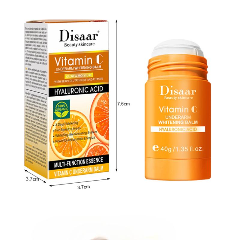 Дезодорант-стик с витамином С для осветления ареол и подмышек, сухой и нежирный дезодорант-карандаш