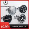 Автомобильная наклейка 45 мм Передний значок автомобиля для Mercedes Benz AMG W203 W204 C E S Класса W210 W211 W220 Значок Модифицированная Хромированная Крышка Капота C