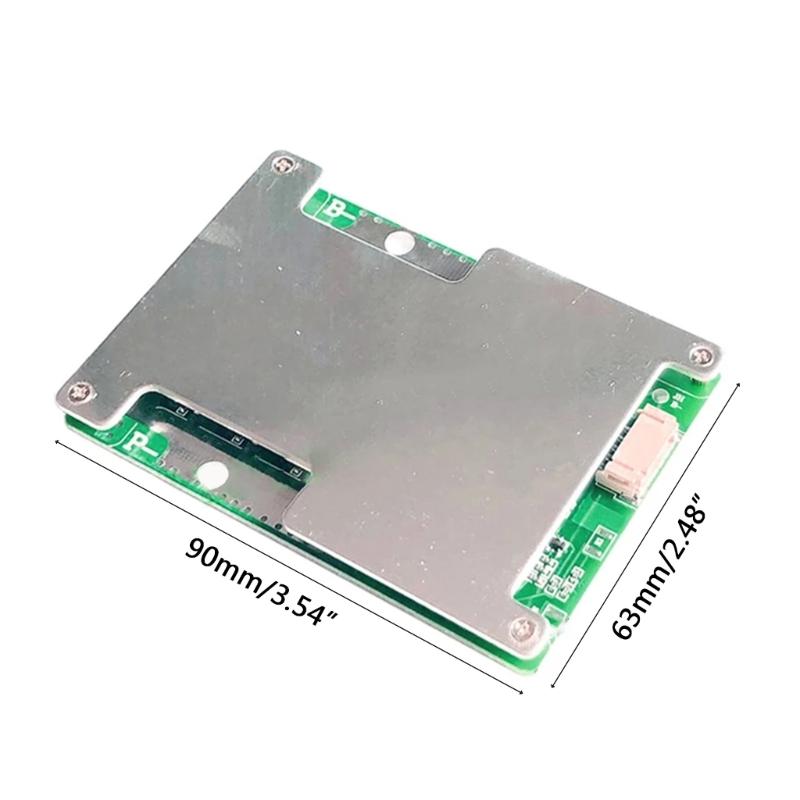 Защитная плата литий-железо-фосфатного аккумулятора с балансировкой, защитой от перегрузки по току, перенапряжения, короткого замыкания