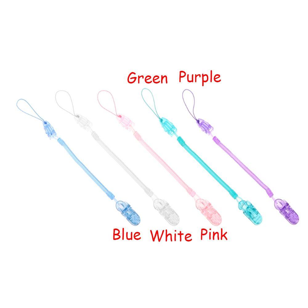 1PC DIY Infant Chew Toy Nipple Strap Dummy Clips Pacifier Chain Baby Teething