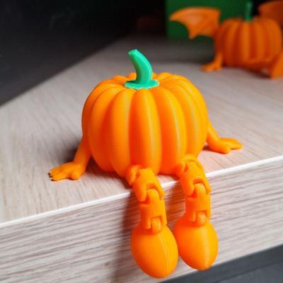 Хэллоуин Тыква Призрак - Многосуставная шарнирная фигурка для домашнего декора - Идеальный праздничный подарок Креативный и интересный