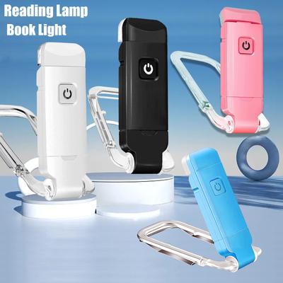 USB-аккумуляторная лампа для чтения книг с зажимом для глаз, гибкая лампа для чтения закладок