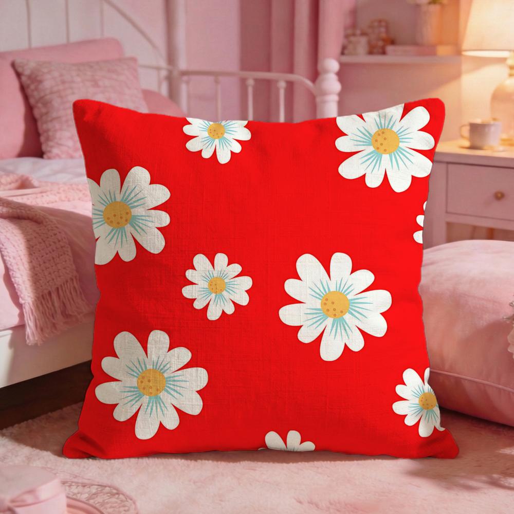 DecordaisyS Cushion Cover Premium Comfort Reversible Pillow Cove Two in One Design for Any Room Car Interior