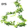 200CM Artificial Wisteria Flower Garland Realistic Home Wedding Garden Indoor Outdoor Wall Hanging Faux Climbing Floral Greenery Drooping Ivy