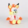Милая аниме-плюшевая игрушка Bubsy Cat, забавный мультяшный оранжевый кот, фигурка из игры/аниме, животное-аксессуар из фильма, лисья подушка, подарки для детей