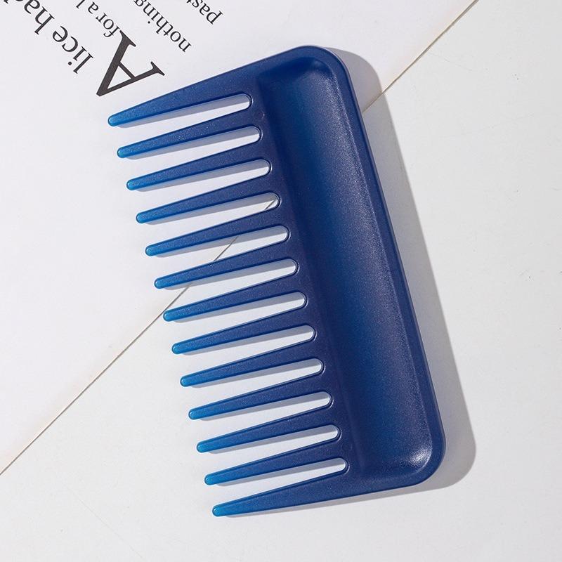 Plastic Wide Teeth Hair Combs Anti-static Massage Hair Brush Hairdressing Colorful Hairdress Salon Styling Traveling Accessories