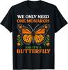 Нам нужен только один монарх, и это футболка с бабочкой унисекс