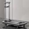 Folding Hand Truck with Wheels 110lbs Load-capacity Rustproof Corrosion Resistant Collapsible Trolly Portable Dolly Luggage Cart