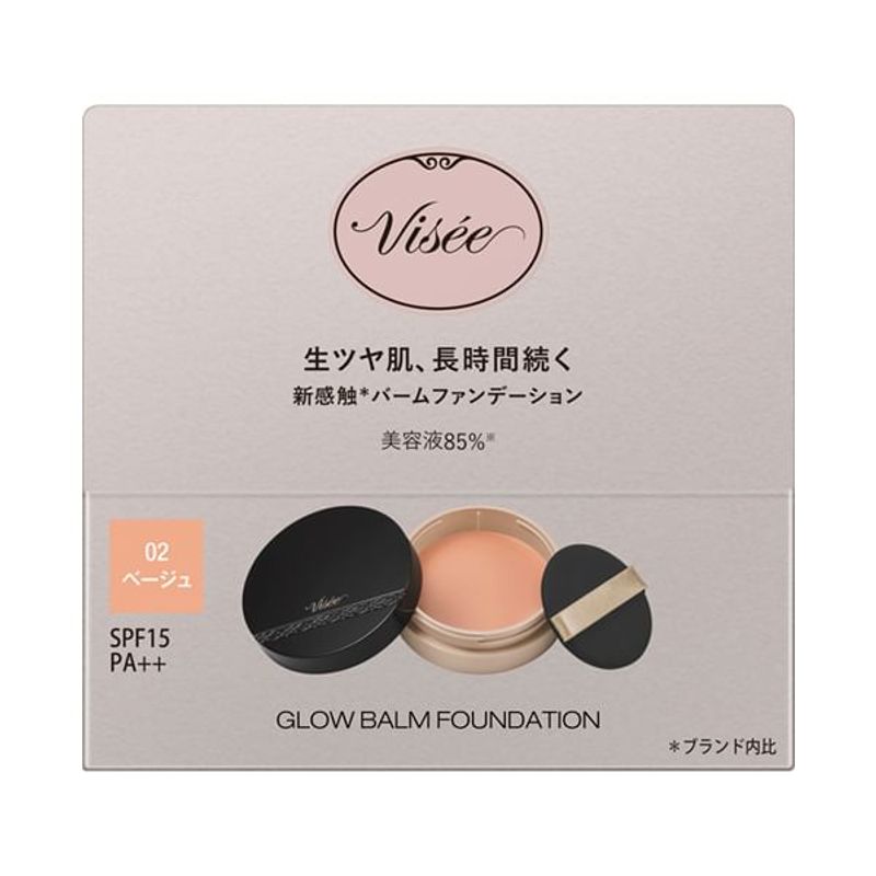 Kose Visee Glow Balm Тональный крем-бальзам SPF 15 PA++ 02 Бежевый