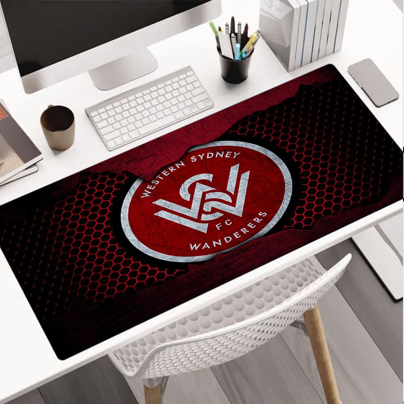 Коврик для мыши Western Sydney Wanderers Fc, Игровой коврик для мыши, коврик для клавиатуры, Декор стола для компьютера ноутбука Подарок для фаната Подарок на день рождения