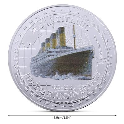 Соберите монету Титаник Pattern памятная монета вызова подарок цинковый сплав материал монета идеальный подарок для коллекционера монет