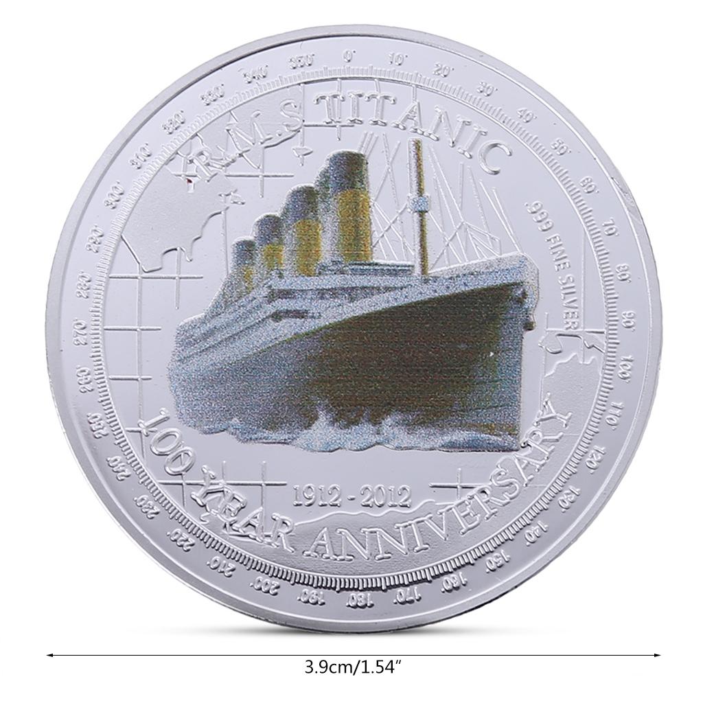 Соберите монету Титаник Pattern памятная монета вызова подарок цинковый сплав материал монета идеальный подарок для коллекционера монет