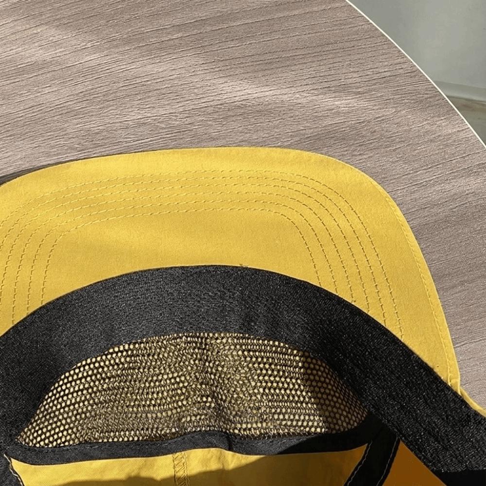 Quick Drying 5 Panel Peaked Hat Solid Color Snapback Cap Fashion Trucker Hat  for Men and Women