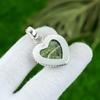 Gift For Women Jewelry Pendant 925 Sterling Silver Natural Serpentine Gemstone