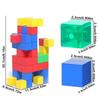 Plastic Puzzle Magnetic Cube STEM Toy Building Blocks Cube Building Toys Magnetic  Kids Toy