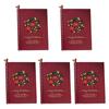 5pcs Creative Merry Christmas Greeting Cards Kid Cartoon Blessing Christmas Card New Year Postcard Gift Christmas Decor