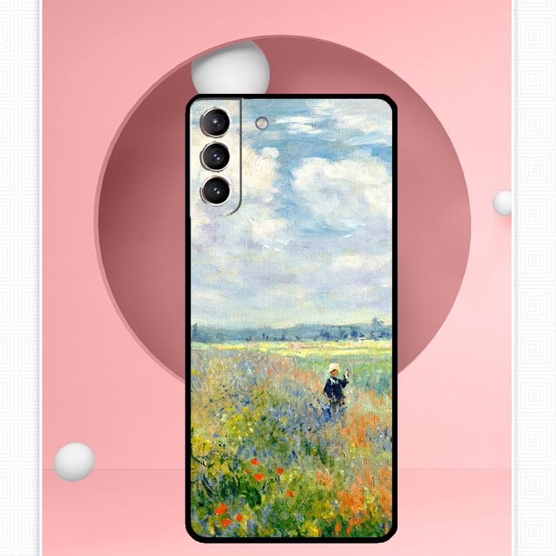 Чехол-картина Клода Моне для Samsung Galaxy S25 Ultra S21 S22 S23 S24 Ultra S9 S10 S20 Plus S25 FE Защитная крышка Funda