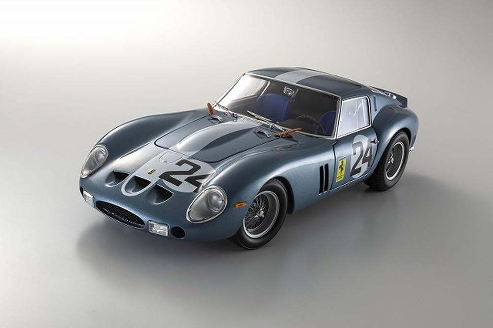 Kyosho Оригинальный Ferrari 250GTO 1962 Sebring Завершенный продукт KS08438D 1/18 #24 (синий)