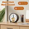 Silent Quite Tabletop Alarm Timer Cartoon Desk Clock Time Planning Clock  Desk Decoration