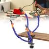 7pcs Flexible Arms Flexible Soldering Holder Blue Wire Clip Holder  Circuit Board Repairing