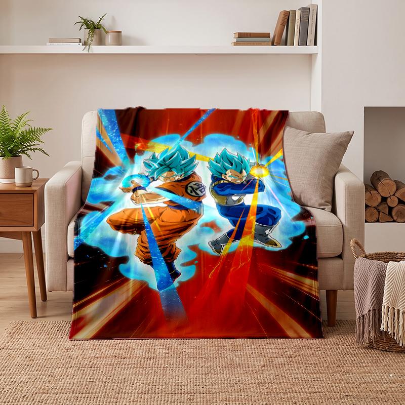 Dragon Ball Soft Warm Flannel Blankets Comfortable Blanket for Home Decoration Gifting