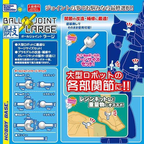Hobby Base Коллекция Премиальных Деталей Шарнирное Шаровое Соединение, Большое, Прозрачное, для Пластиковых Моделей, PPC-T112