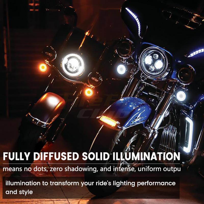 Передний светодиодный передний поворотник для мотоцикла, 1157, стиль пули для Harley Touring Breakout CVO Road Glide Fat Boy