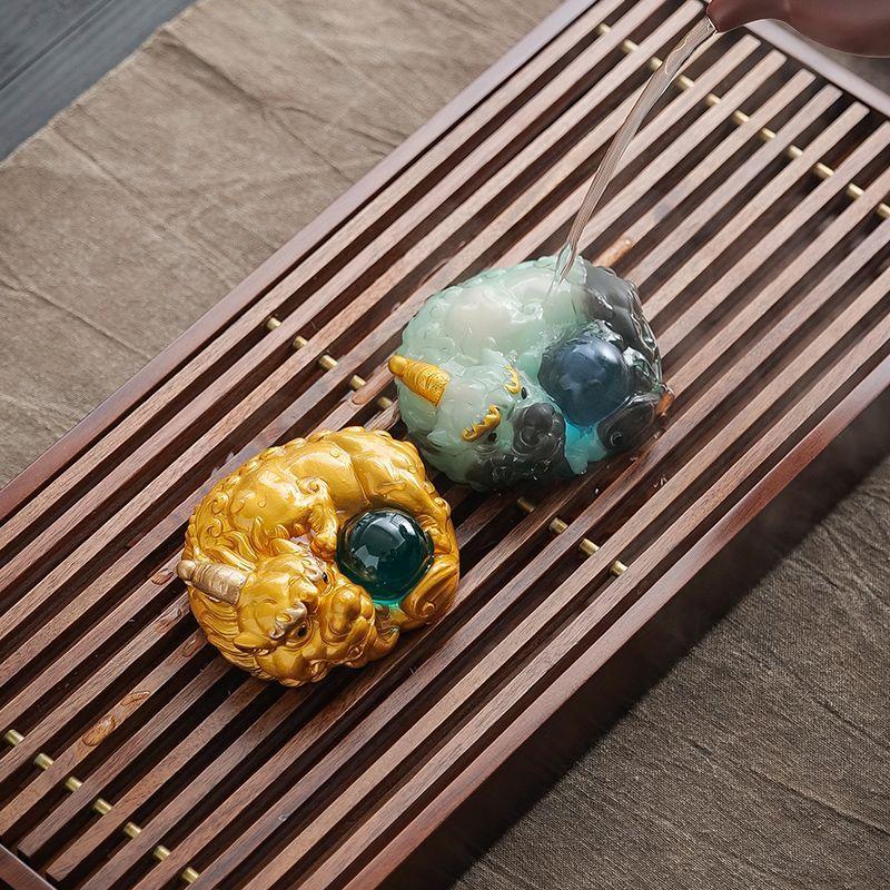 High-end Fortunate Change Color Tea Pet Simple Household Creative Tea Ceremony Decoration Teaware Accessories Desktop Decoration