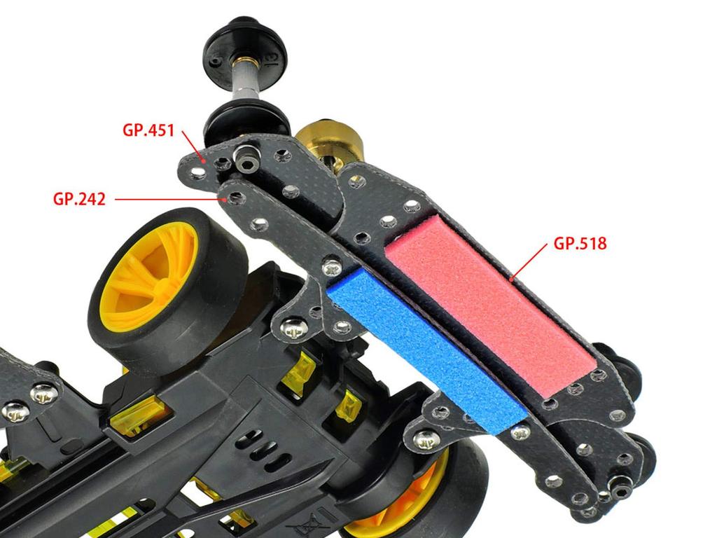 Tamiya Mini 4WD Special Edition Racer Mini 4WD Series Model Neo VQS Advanced Pack VZ Chassis 95598