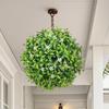 Искусственные шары из самшита Растения Устойчивые к УФ-излучению Подвесные украшения для внутреннего и наружного сада, балкона, свадебных вечеринок