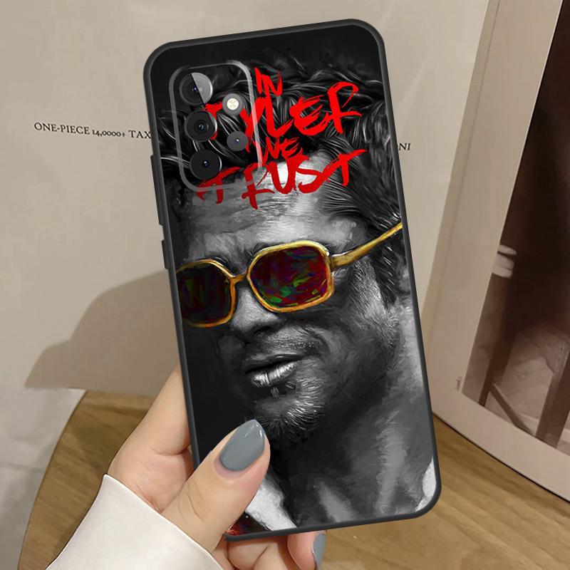 Чехол-постер к фильму Бойцовский клуб для Samsung Galaxy A55 A35 A15 A14 A34 A54 A53 A33 A23 A13 A12 A32 A52 A51 A71