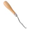 Crochet Needle Latch Hook with Wooden Handle CraftHair Extension Hook6.22"Long