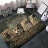 Крутой ковер с 3D-печатью совы для гостиной, спальни, прихожей, противоскользящий, мягкий коврик, коврик для дивана, придверный коврик, домашнее украшение, тапете