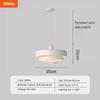 Minimalist Colorful LED Pendant Chandelier Lighting for Dining Room Bedroom Cafe Bar Home Indoor Decor Hanging Suspension Light