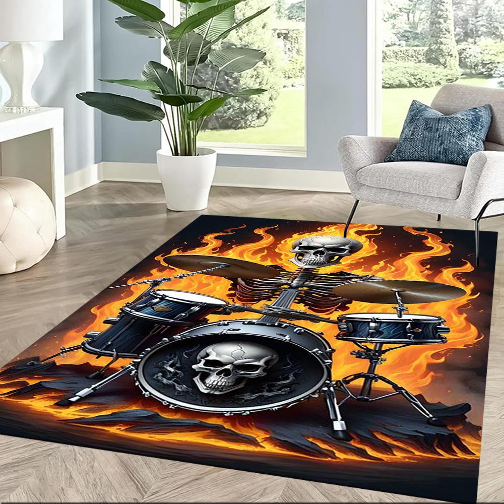 Satanic Symbolism Artwork Floor Mats for Living Room, Bedroom and Room Decoration Are Suitable for Gifts.