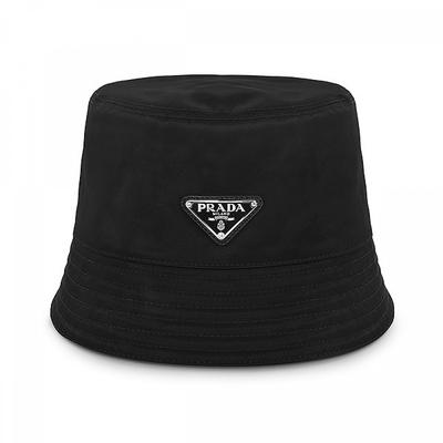 Prada Нейлоновая панама-ведро с треугольным логотипом 1hc137 2dmi F0002