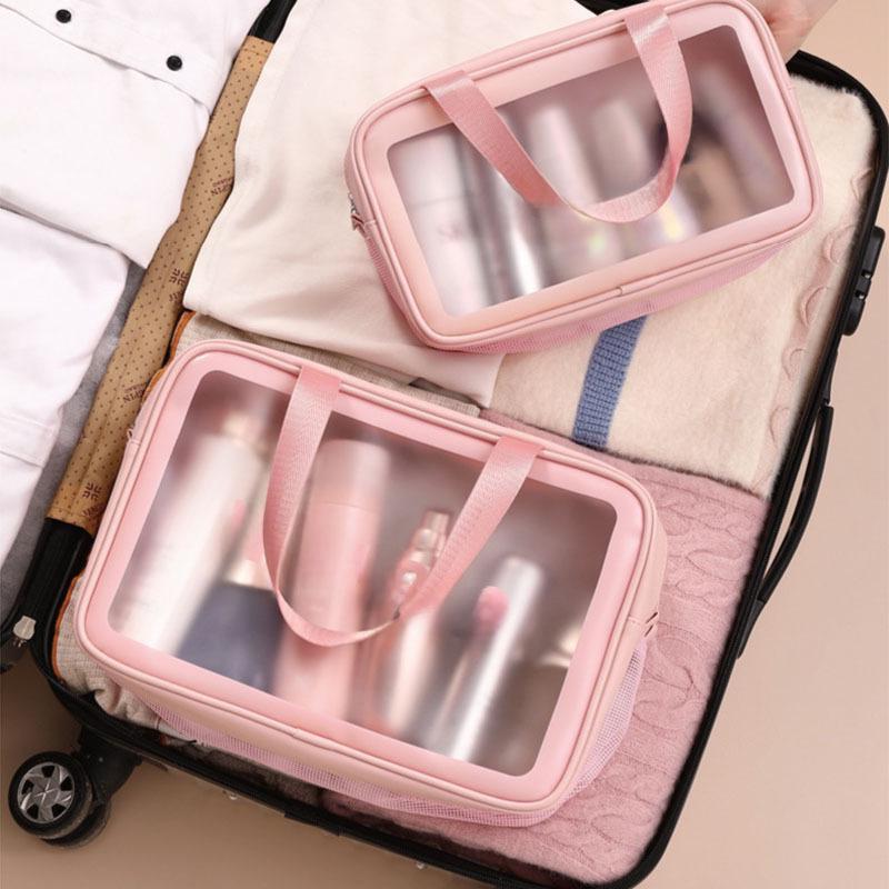 Waterproof Travel Toiletry Bag with Dry/Wet Separation and Large Capacity for Cosmetics and Swimming Gear