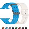 Силиконовый ремешок для Apple Watch Ultra 2 49мм 46 45 44 42мм 38мм 41мм 40мм Спортивный ремешок для IWatch Series 9 8 7 6 SE 5 4 3 2 Correa