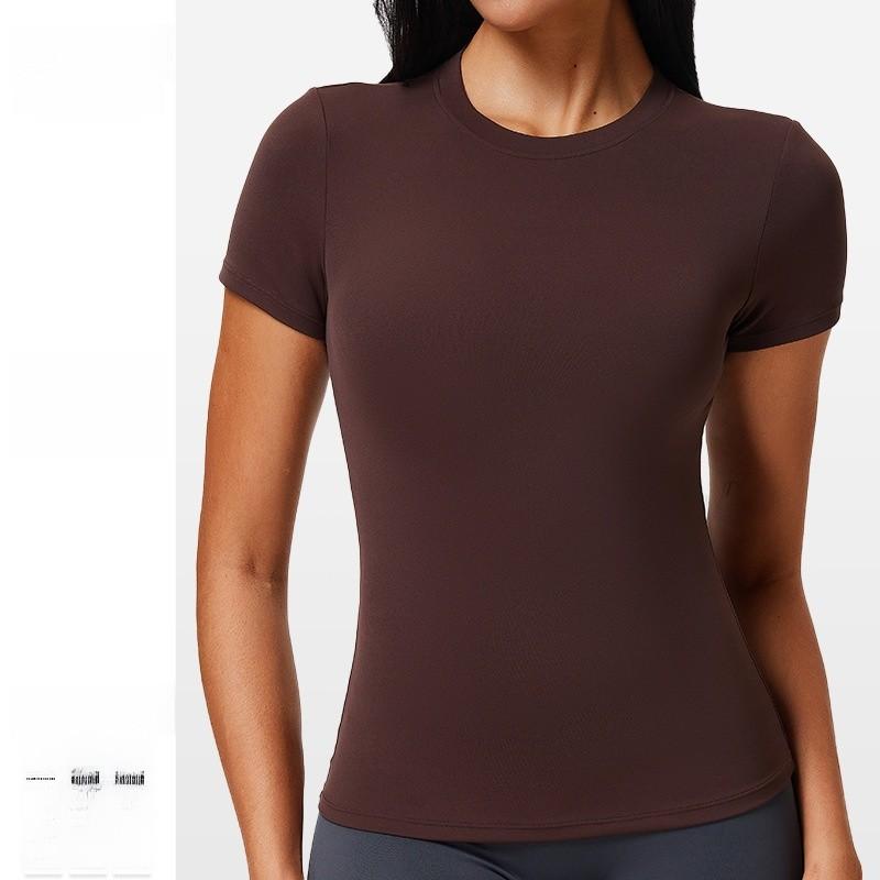 Womens Summer Yoga T Shirt With Breathable Fabric For Running And Fitness Practice