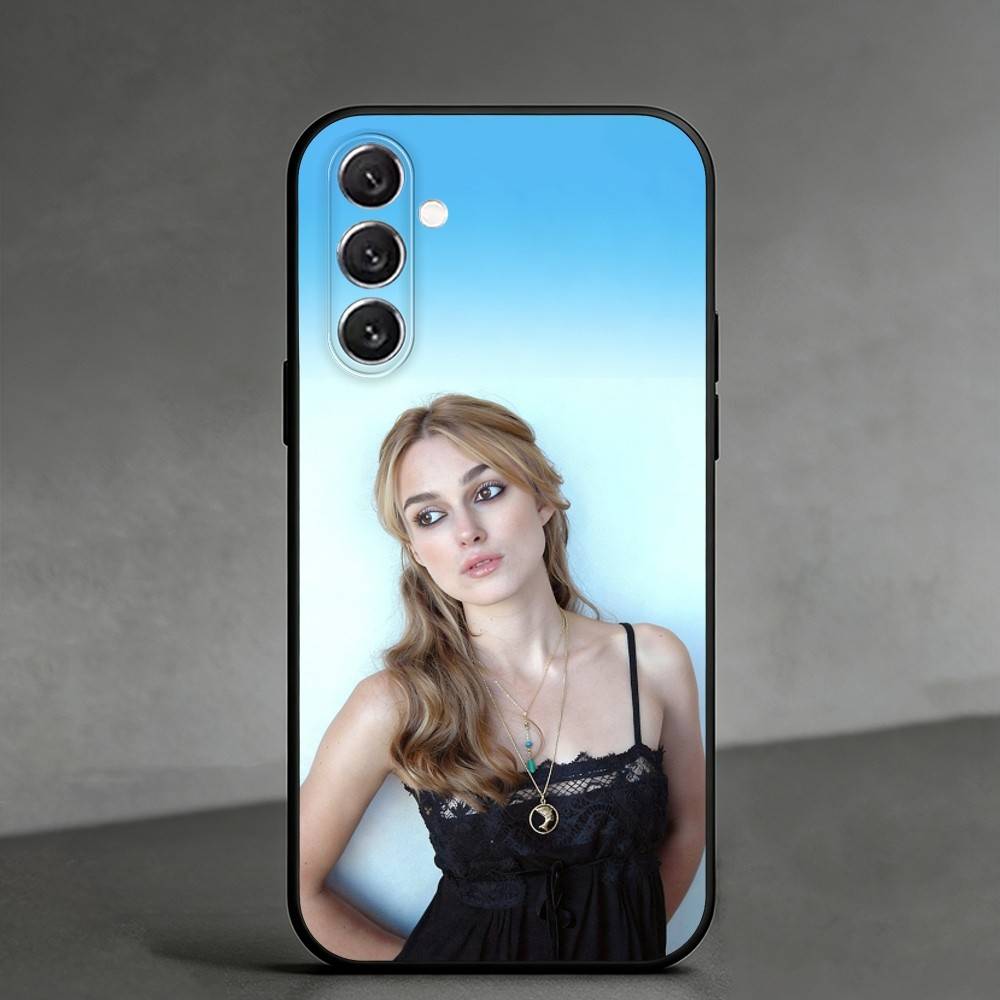 Чехол для телефона K-Keira Knightley для Samsung Galaxy A91,80,73,72 ,71,53,52,32 ,31,22,21s,20, Мягкий черный чехол