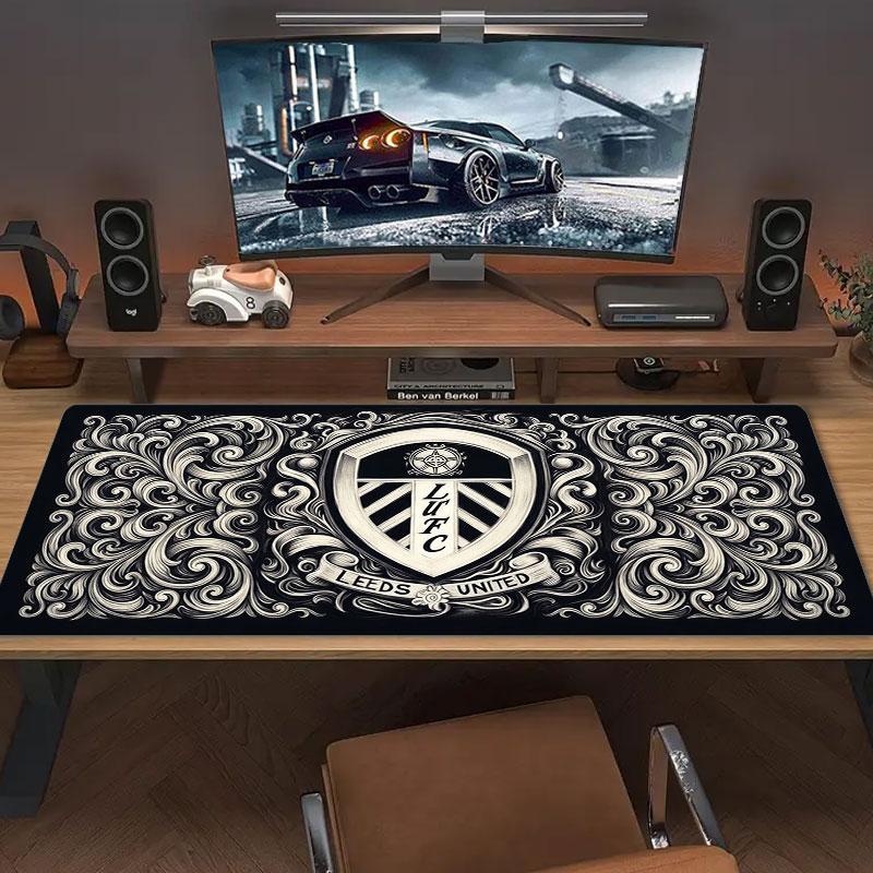 Leeds United Большой коврик для мыши Большая подушка для игрового стола Нескользящий коврик для ноутбука и планшета XXL Мини-коврик для игрового ПК С заблокированным краем