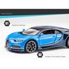 1/32 Bugatti Chiron Sports Car Металлическая игрушечная машина из сплава Литые игрушечные машинки и транспортные средства Модель автомобиля Звуковая и световая модель автомобиля Игрушки для детей