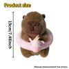 Cute Capybara Swimming Circle Plush Toys – Frog/Duck/Dolphin/Mouse Soft Doll Pillows Birthday Gift & Claw Machine Toys for Kids