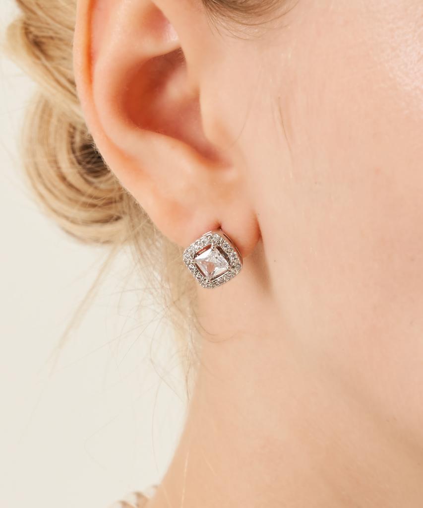 Geigerjewelry 18K Gf Изящные двойные квадратные серьги Gi8Kpee071