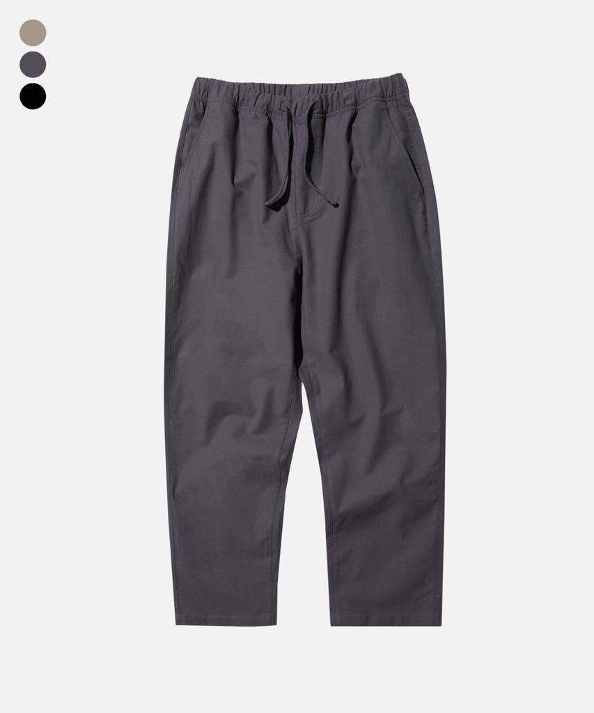 GROOVE RHYME Basic Crop Banding Pants (Gpt922I13)