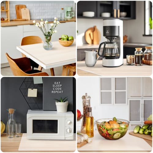 Aechy Защитник кухонной столешницы, Очень большой силиконовый коврик, 200x50см, Толщина 2мм, Режется, Термостойкий (250C), Нескользящий, Устойчивый к царапинам, Устойчивый к пятнам