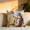 Anime FFruits Basket Square DoubleSided printed Pillow Case Bedroom Bedside Pillow Sofa Cushion Cover