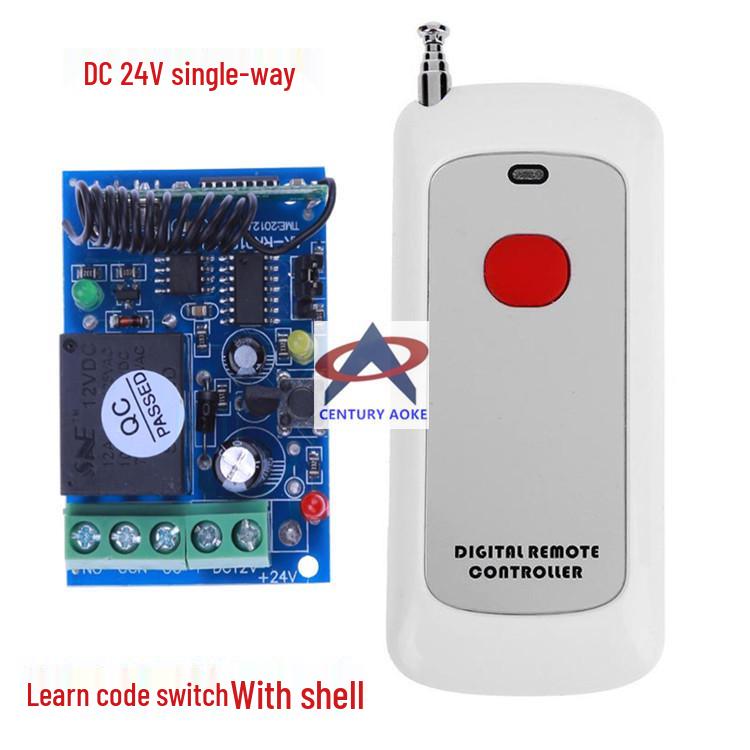 DC 24V 10A Single-Channel Remote Control Relay with Long-Range Jog Function
